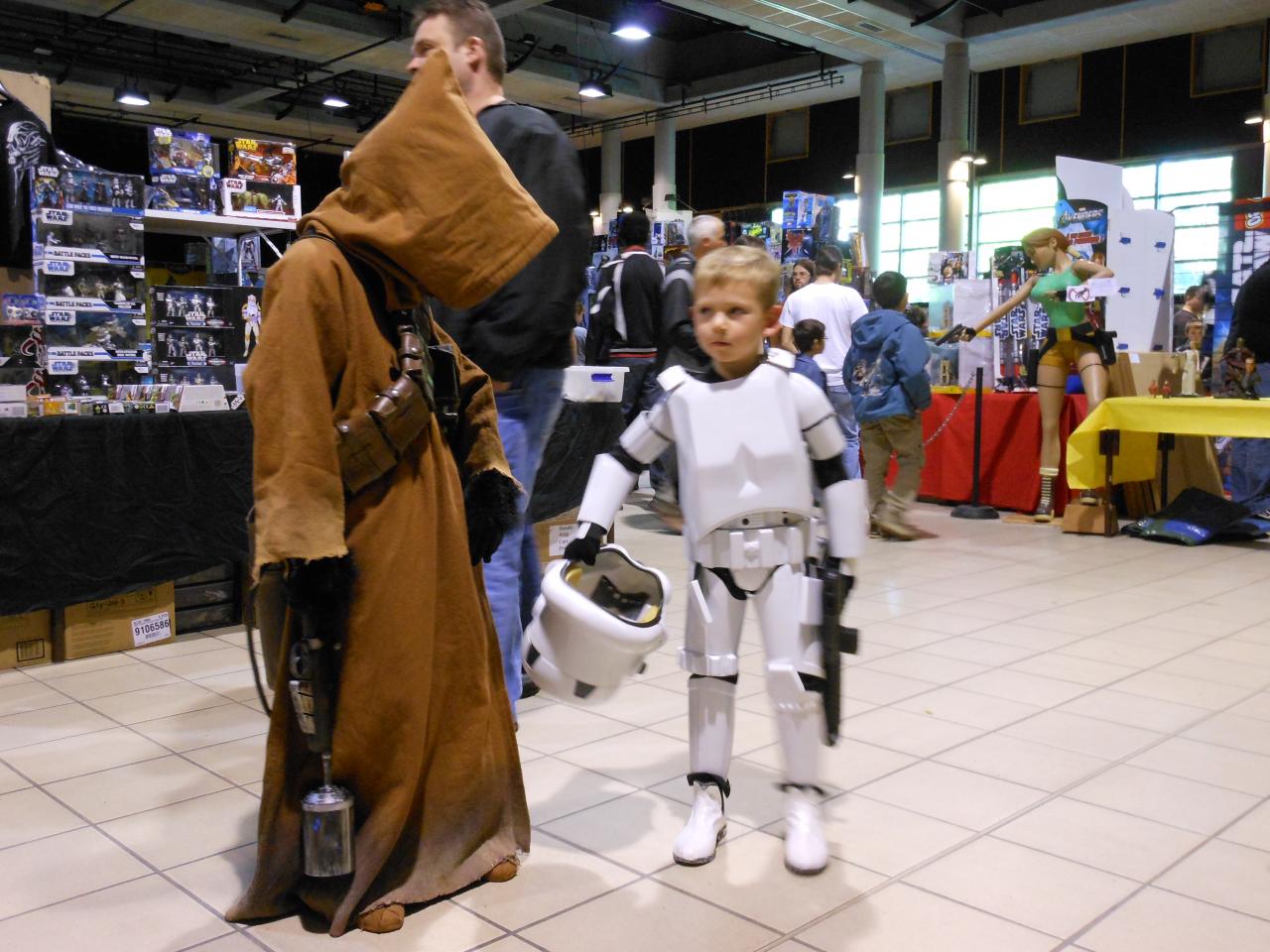 Jawa et stormtrooper junior