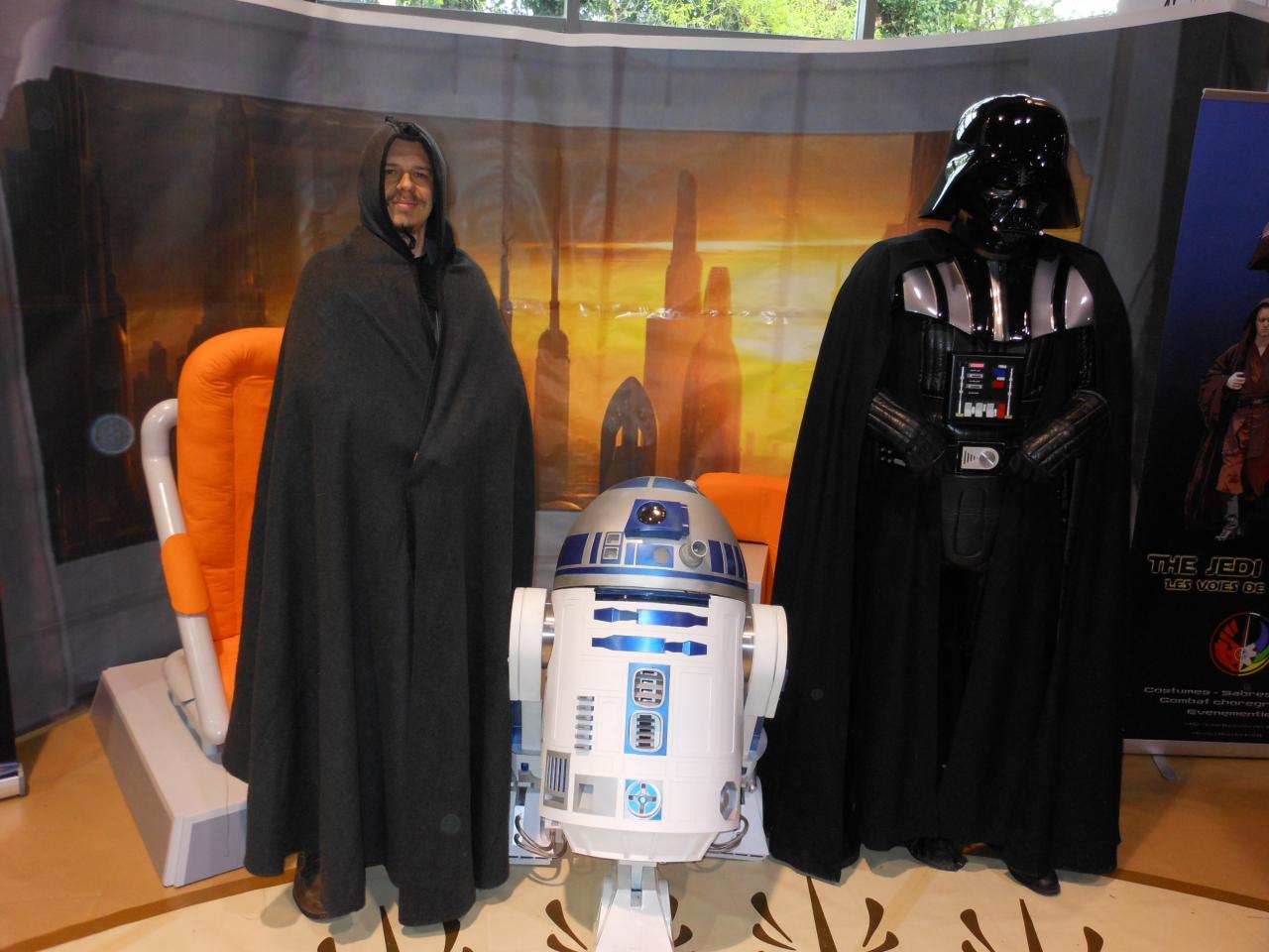 Dark Vador, Bob le jedi et R2D2