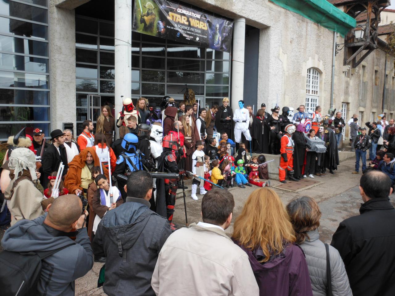 Les héritiers de le Force sur les marches