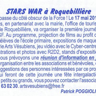 Star wars à Roquebillière!