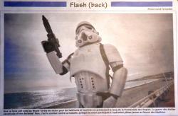 Nice-matin, galaxie Vésubie Fred le stormtrooper